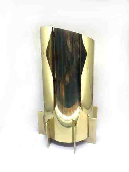 VASO FLOAT COM BASE GOLDTOUCH 39,5X23X19CM