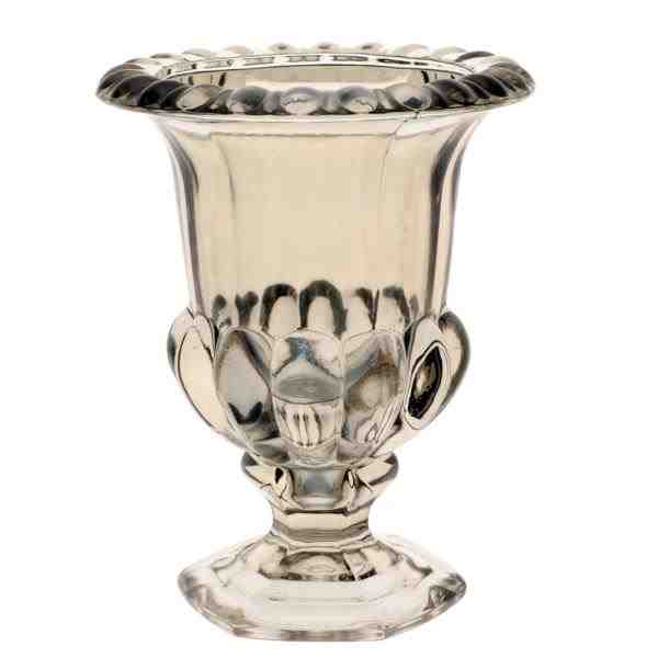 VASO COM PE ATHENAS EM CRISTAL ECOL VERDE
