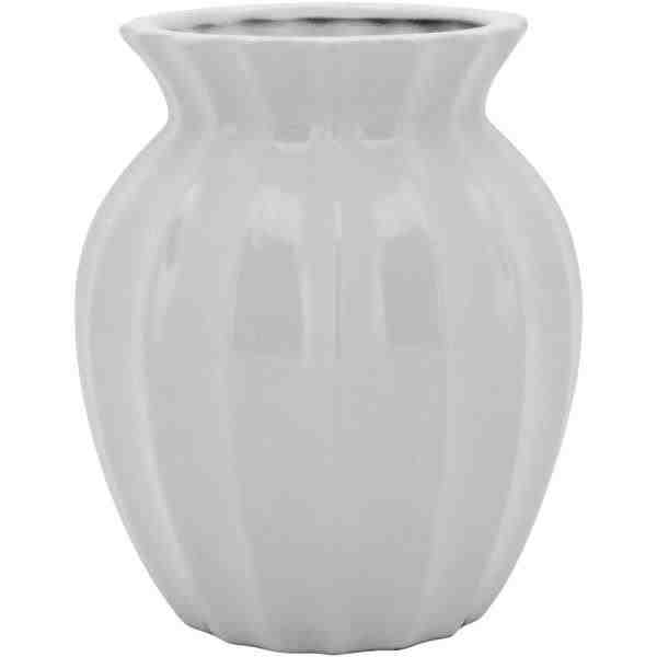 VASO CERAMICA BRANCO ANITA