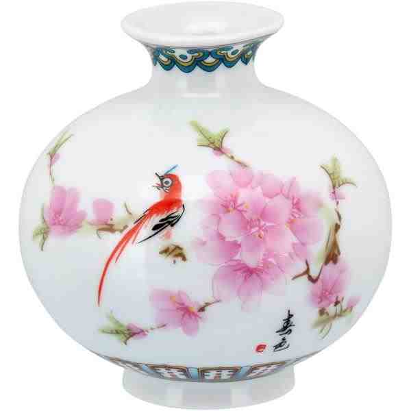 VASO CERAMICA COLOR FLORA