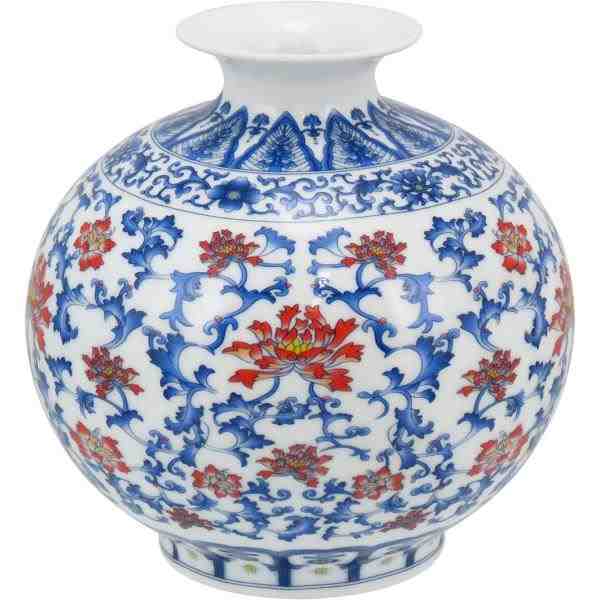 VASO CERAMICA COLOR FLORA