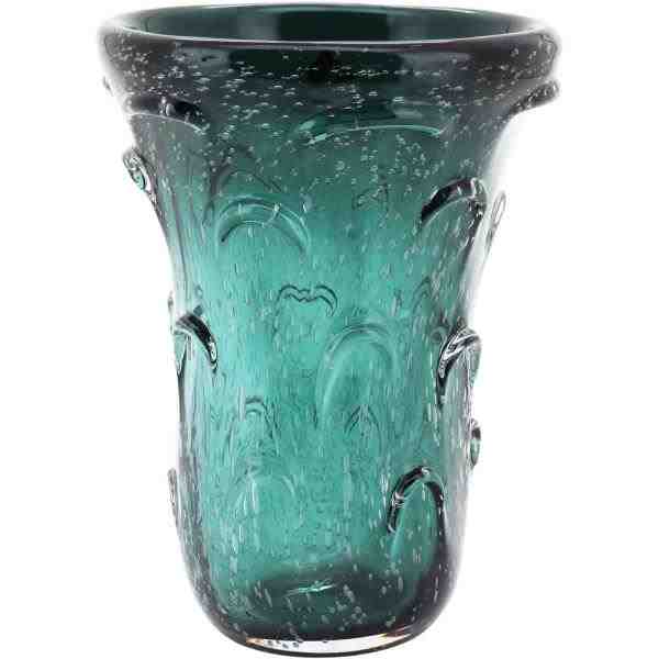 VASO VIDRO VERDE TISTU