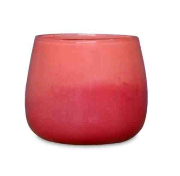 VASO ORANGE DE VIDRO DECORATIVO I