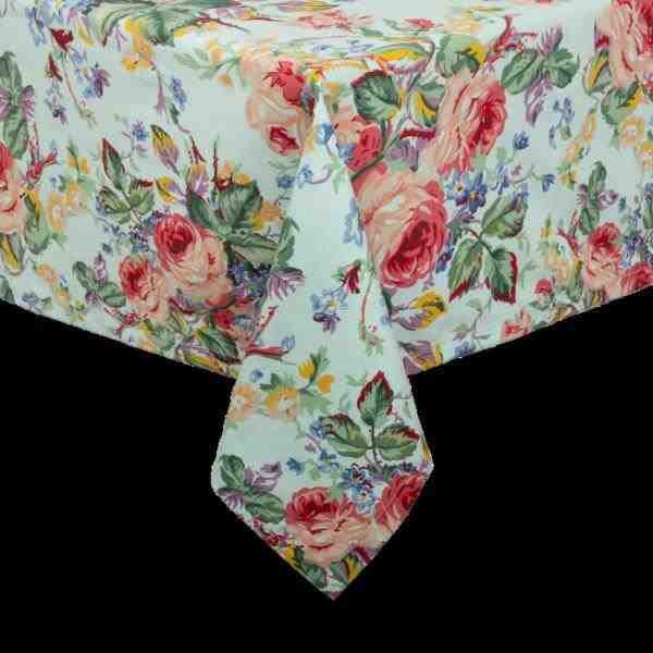TOALHA DE MESA JASMINE VERDE 180X180CM