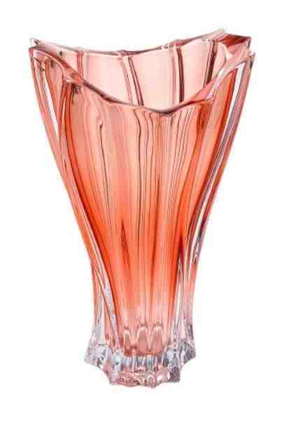 VASO CRISTAL PARADISE CORAL 19X31CM