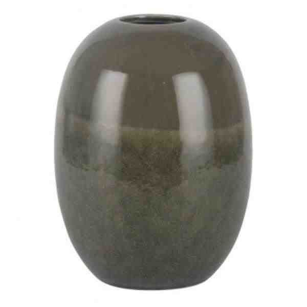 VASO DE CERAMICA CINZA