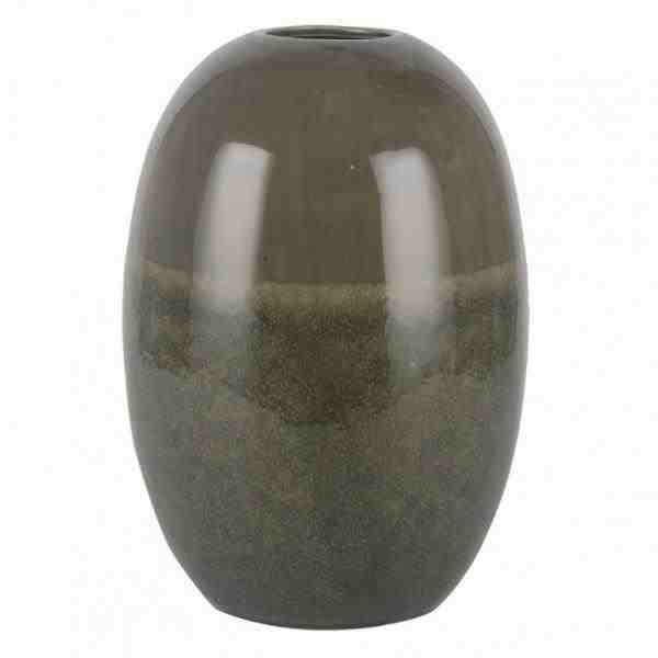 VASO DE CERAMICA CINZA
