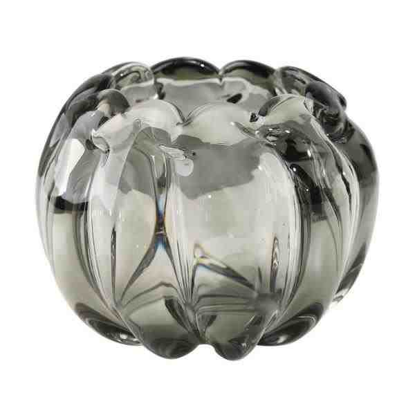 VASO MURANO VIDRO L14XP14XA12 CINZA