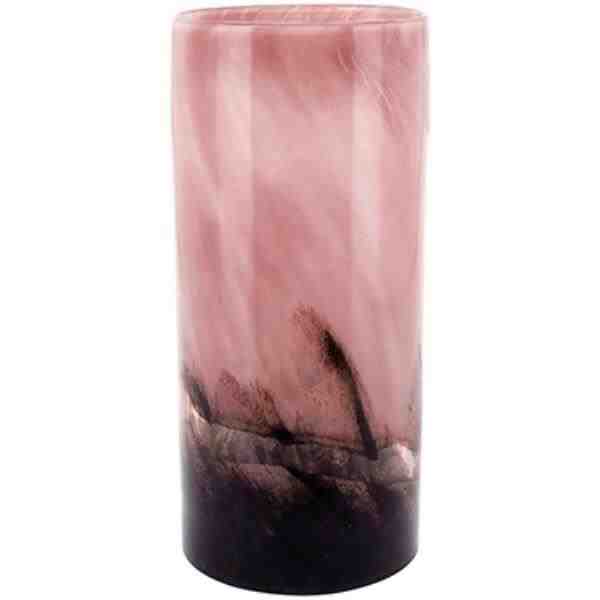 VASO VIDRO ROSA ALLINA