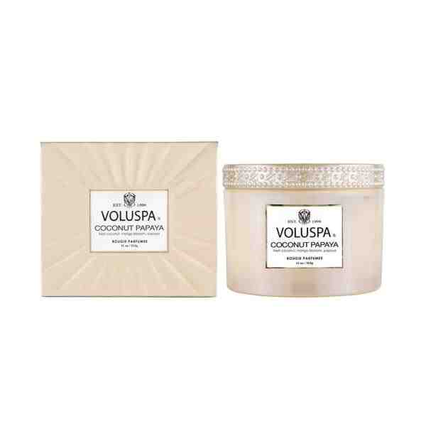 VELA POTE P 60H CAIXA COCONUT PAPAYA