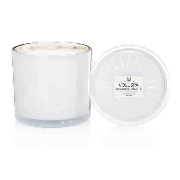 VELA POTE VIDRO G+ 150H BOURBON VANILLE