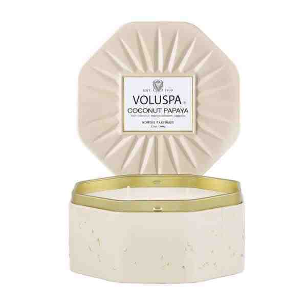 VELA LATA OCTAGONAL 3 PAVIOS 50H COCONUT PAPAYA