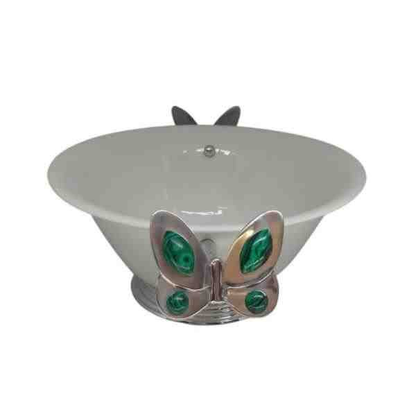 TIGELA BOJUDA CLASSICA MEDIA – GREEN BUTTERFLY