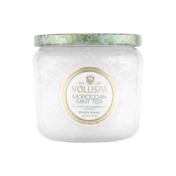 VELA POTE VIDRO +35H MOROCCAN MINT TEA