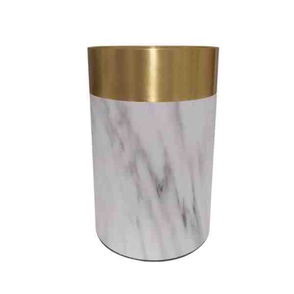 VASO BRANCO C/ DET DOURADOS P