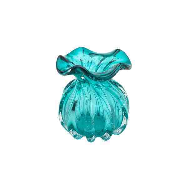 VASO VIDRO ITALY TIFFANY 10X11 CM