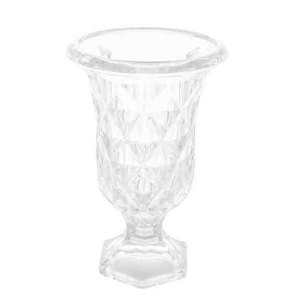 VASO C/ PE VIDRO DIAMOND 15X24CM