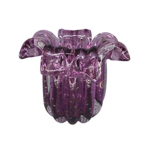 VASO FIORI G VIOLETA C/ OURO