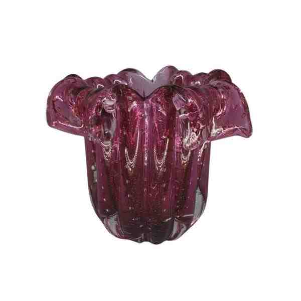VASO FIORI G PINK C/ OURO