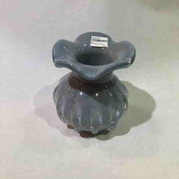 VASO FRUFRU BOLINHA PQ CINZA