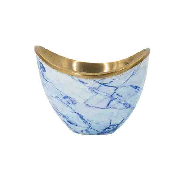 TRAVESSA CURVA ALUM AZUL E BRANCA LADE M