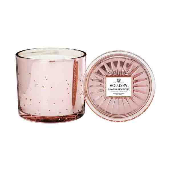 VELA POTE VIDRO G +150H SPARKLING ROSE
