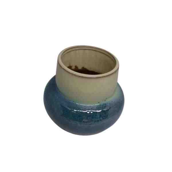 VASO DECOR CERAM VERDE