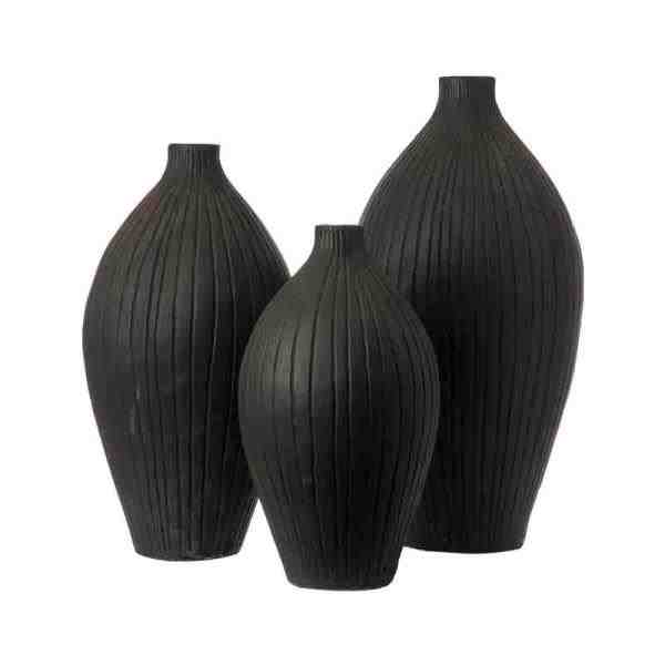 VASO BOJU PRETO TERRACOTA P