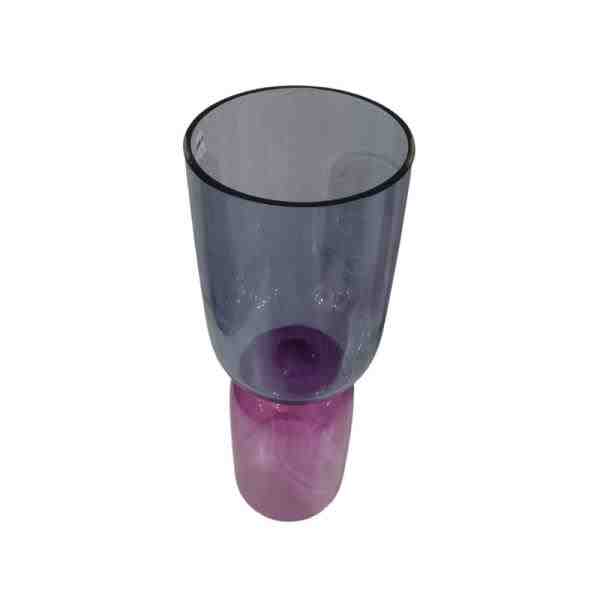 VASO BICOLOR 8 AMETISTA S/ OURO