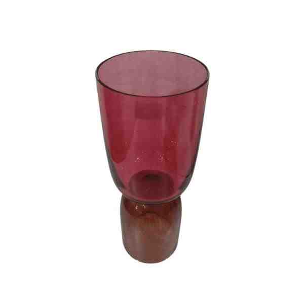 VASO BICOLOR 13 ROSA PINK S/ OURO