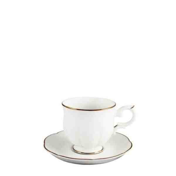 XICARA/PIRES CHA WINDSOR G. LINING 210ML /14,2 CM PORCELANA CX C/6