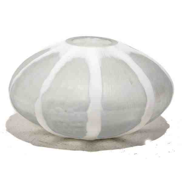 VASO DE VIDRO BRANCO