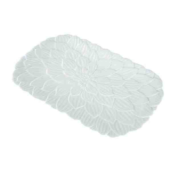 TRAVESSA PORC RET DANCY BCO 36X23X3CM