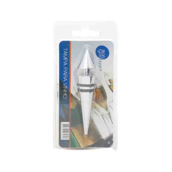 TAMPA ZAMAC P/GARRAFA DE VINHO 9X2CM