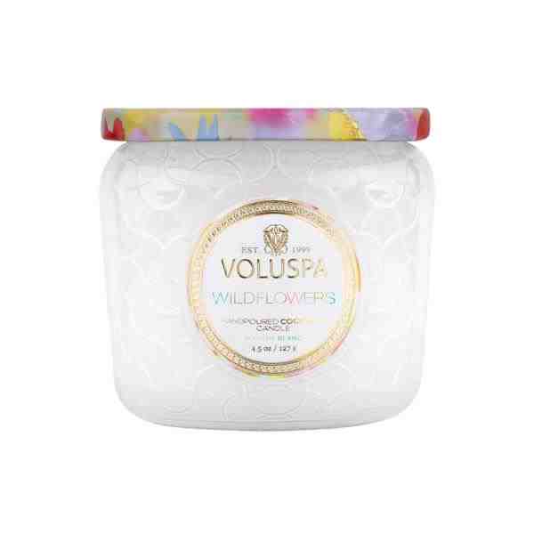 VELA POTE VIDRO +35H WILDFLOWERS