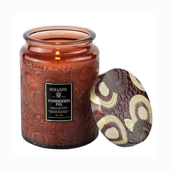 VELA POTE VIDRO G 100H REL FORBIDDEN FIG