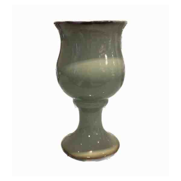VASO BIBECA VERDE 29X15CM