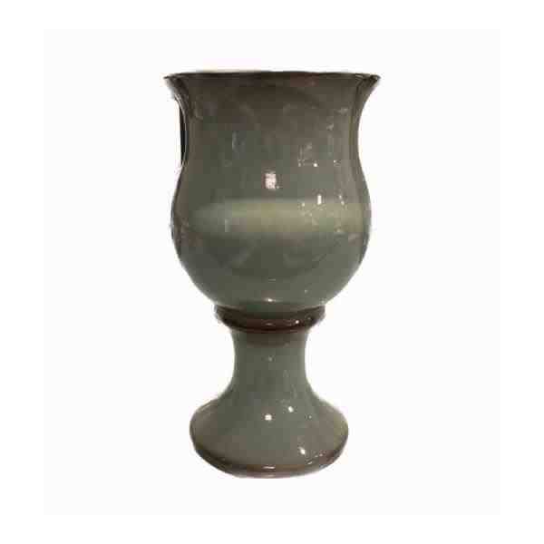 VASO BIBECA VERDE 33,5X18CM