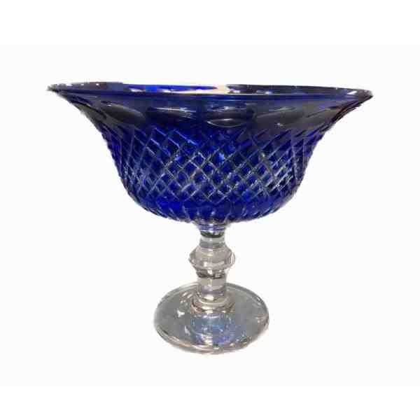 TIGELA DECORATIVO AZUL 24,5X10,5CM