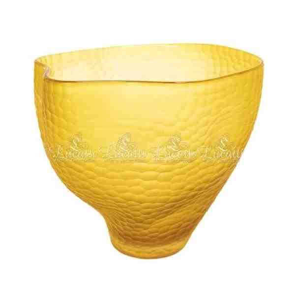 VASO EM VIDRO AMBAR P