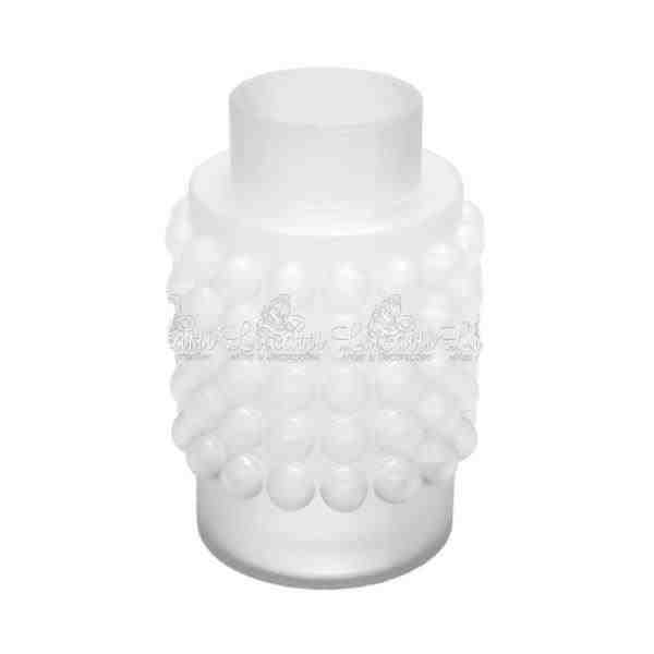 VASO P DECOR VIDRO BRANCO