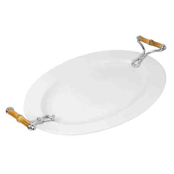 TRAVESSA OVAL GRANDE BAMBU