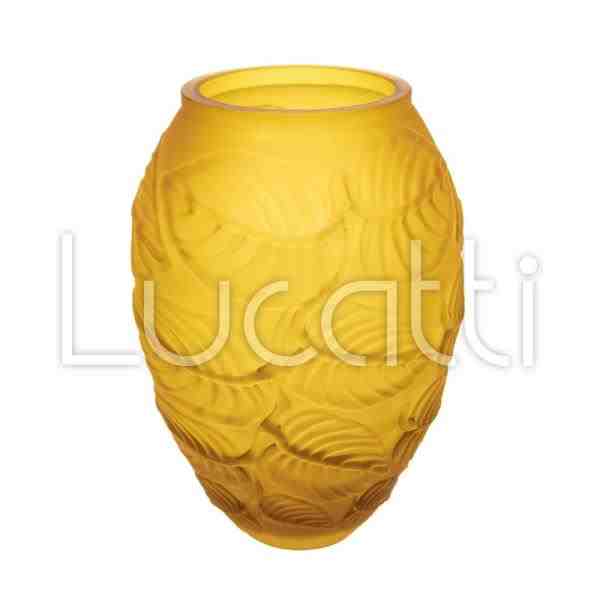 VASO EM VIDRO AMBAR P