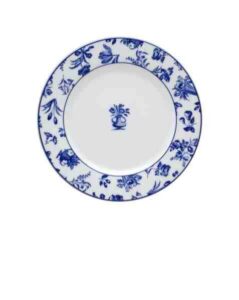 JG 4 PRATOS SOBREM CHINTZ AZUL