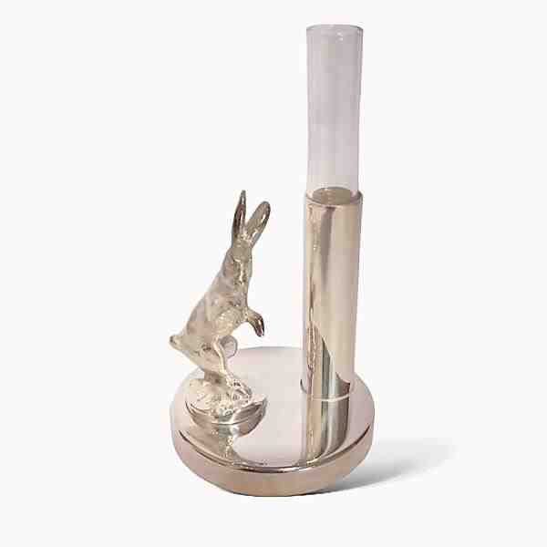 VASO TUBO COELHO C/ VIDRO