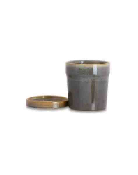 VASO CERAMICA C/ PRATO GORGAN II
