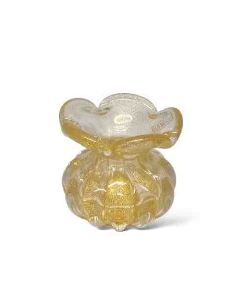VASO FRUFRU MINI GOLD CRISTAL