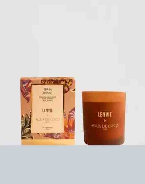 VELA PERFUME TERRA DO SOL- AGUA COCO 210G