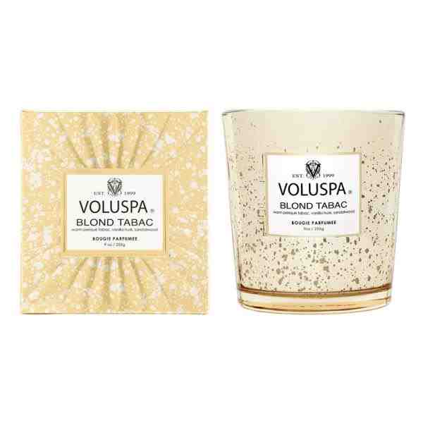 VELA COPO VIDRO CLASSICO 60H BLOND TABAC