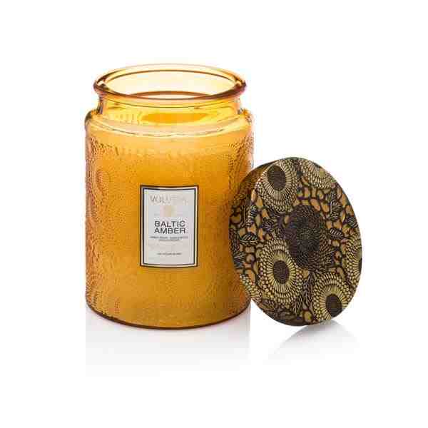 VELA POTE VIDRO G 100H REL BATIC AMBER